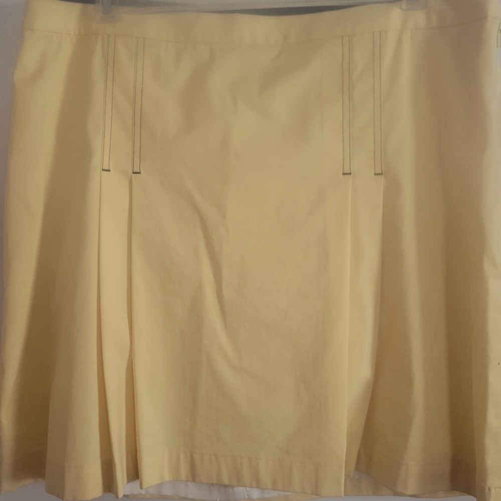 Brooks Brothers Sport Skirt Size 12 Yellow